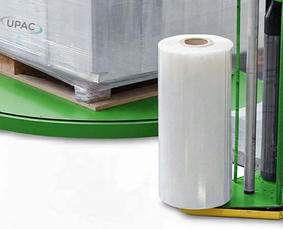 Machine stretch wrap for automated packaging