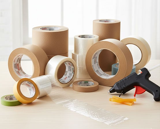 Packaging tape products for carton sealing