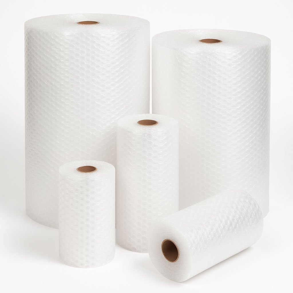 Bubble wrap protective packaging for fragile items