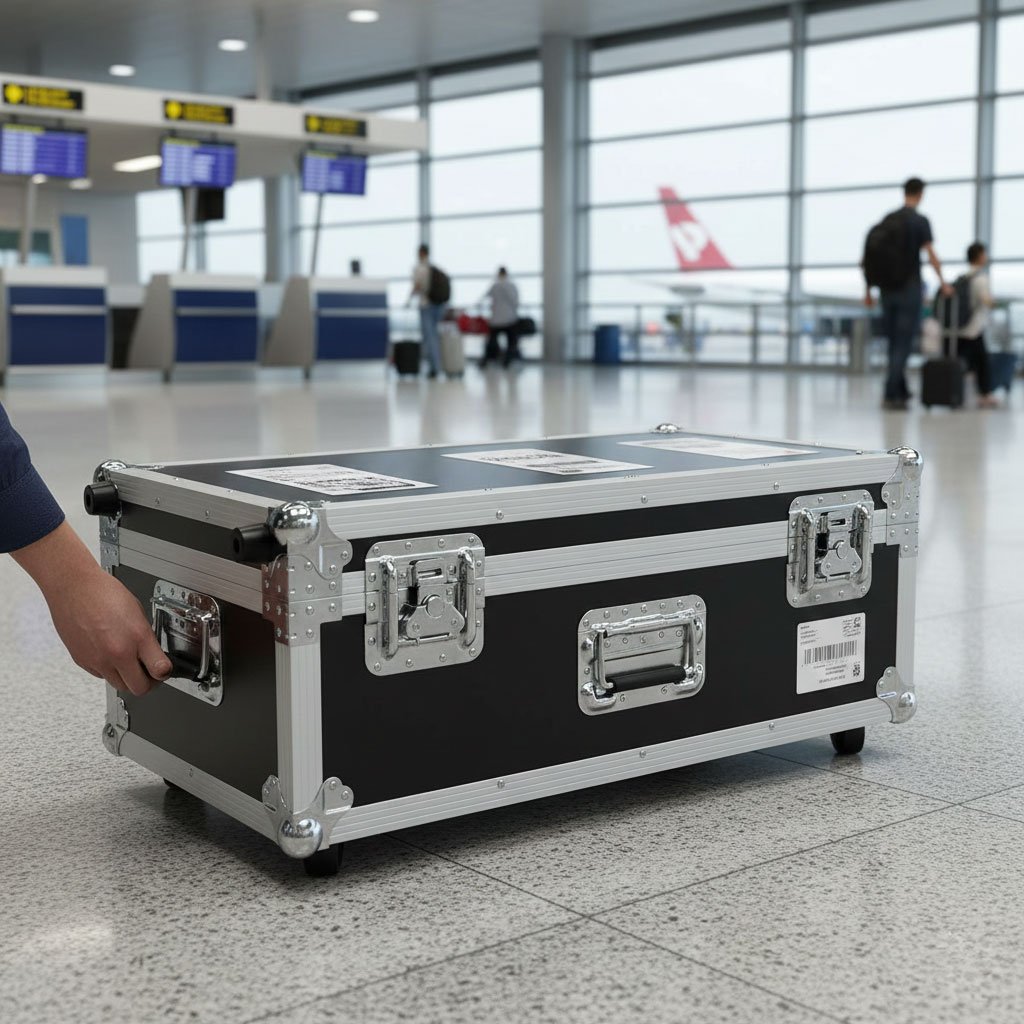 Heavy duty transit cases for secure logistics handling