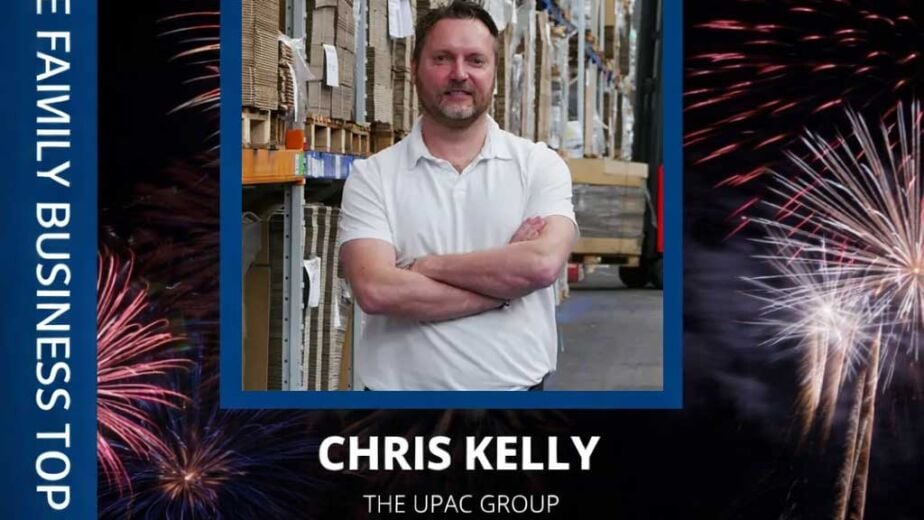 Chris Kelly of UPAC Group recognised in the Family Business Top 100 UK